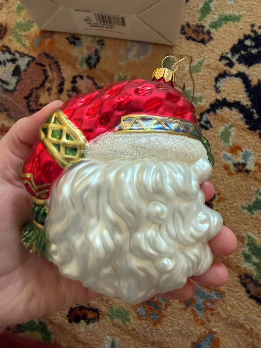 Fitz and Floyd Vintage Santa Ornament